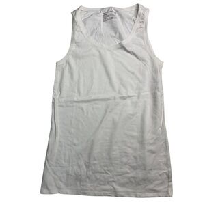 Pact White Tank Top Essential Cotton Sleeveless